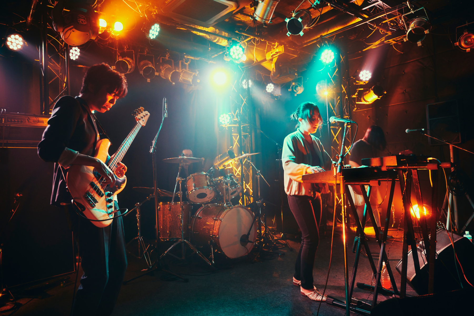 Live Rock Band Performance in Tokyo Japan